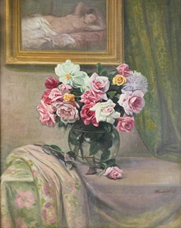 Josef Koudelka (1877-1960) - Kytice růží