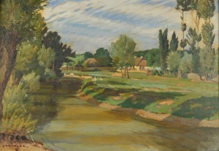 Cyril Jančálek (1891-1954) - U potoka