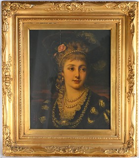 Anton Ebert (1835-1896) - Dívka s perlami