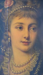 Anton Ebert (1835-1896) - Dívka s perlami