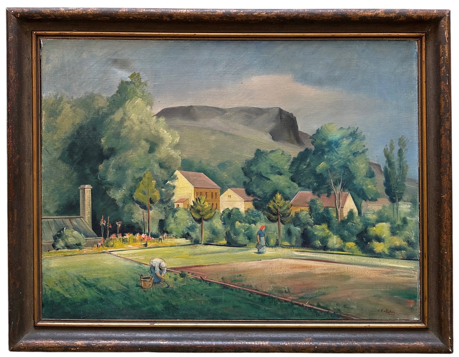 František Viktor Mokrý (1892 - 1975) - Francouzská krajina