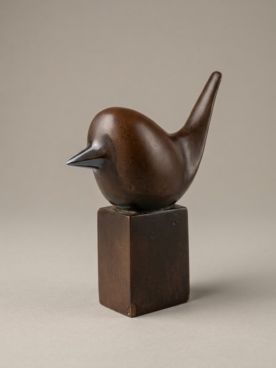 Ota Janeček (1919 - 1996) - Bronzový ptáček