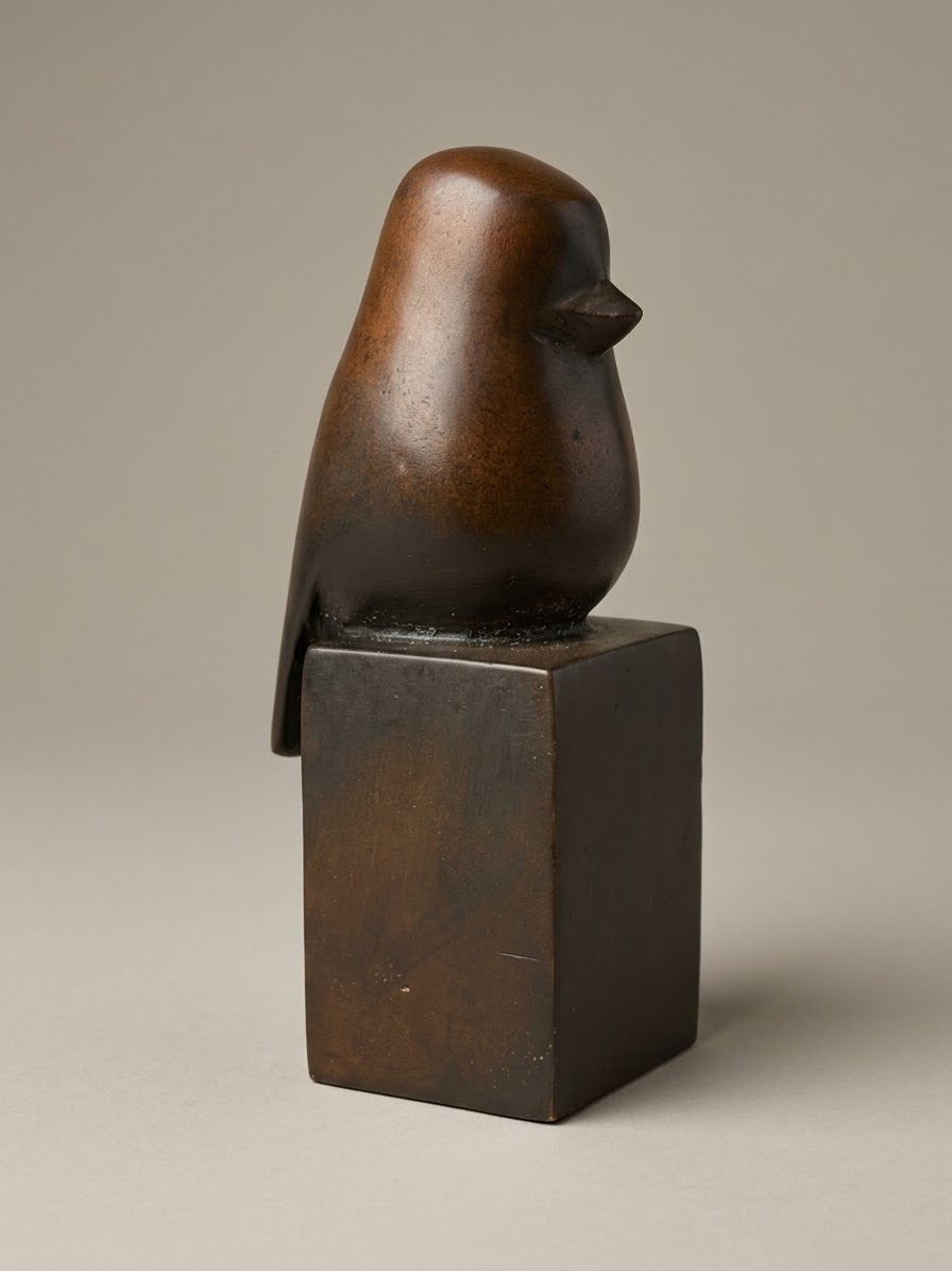 Ota Janeček (1919 - 1996) - Bronzový ptáček
