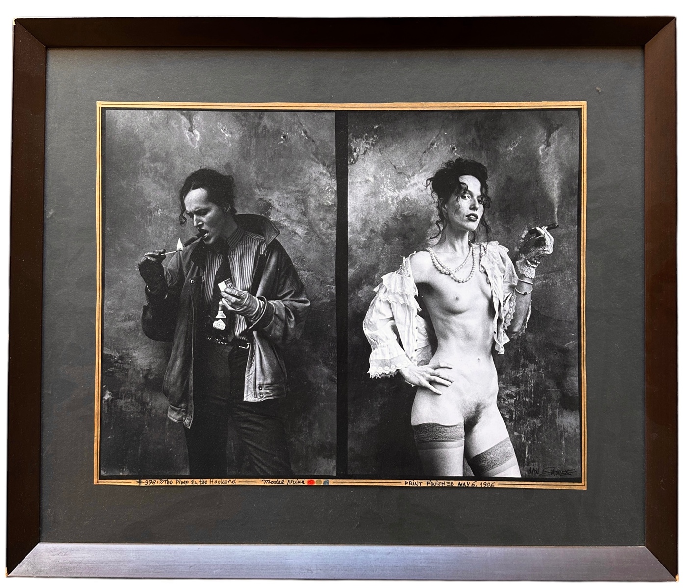 Jan Saudek (1935) - #978 Pimp and the hooker