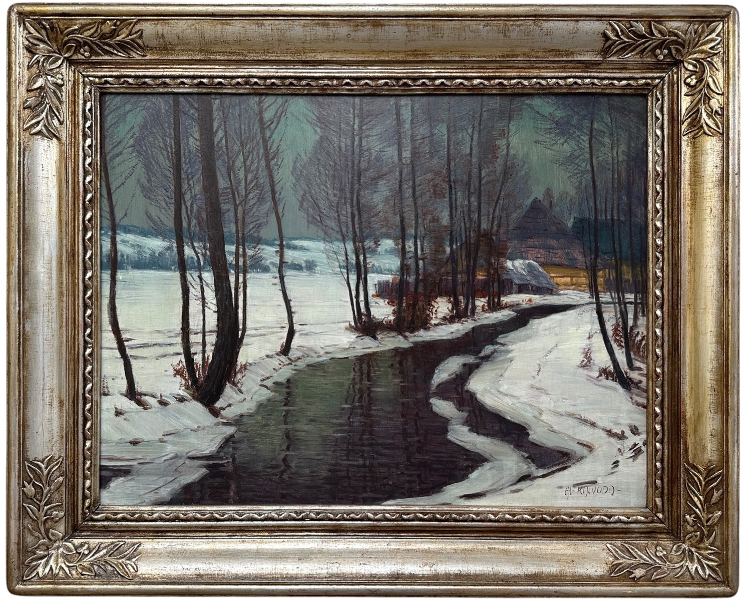 Alois Kalvoda (1875 - 1934) - Zimní podvečer