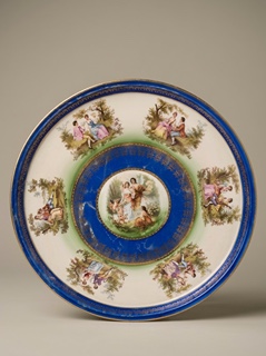 Čajová porcelánová souprava - Karlovy Vary (9 kusů)