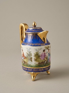 Čajová porcelánová souprava - Karlovy Vary (9 kusů)
