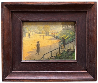 Richard Bloos (1878 - 1957) - V Pařížském parku