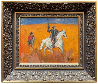 Josef Holler (1903 - 1982) - Don Quijote a Sancho Panza