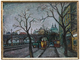 Jan Bohdan Melichar (1908 - 1994) - Holešovický viadukt