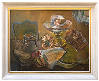 Vendula Ratajová (1945) - Zátiší s kloboukem
