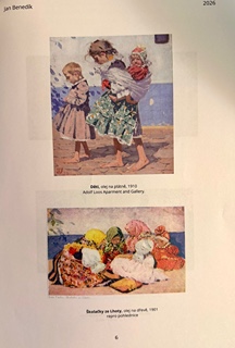 Joža Uprka (1861 - 1940) - Studie děvčat k jarnímu slunku