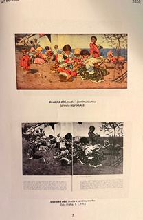 Joža Uprka (1861 - 1940) - Studie děvčat k jarnímu slunku