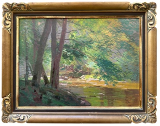 Roman Havelka (1877 - 1950) - Stromy u vody