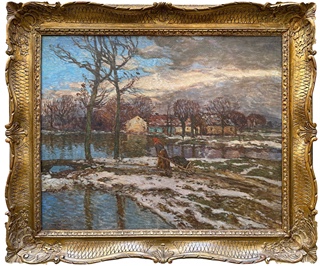 Josef Ullmann (1870 - 1922) - Jarní povodeň