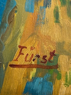 Jindřich Fürst (1873 - 1943) - Vrby u tůně