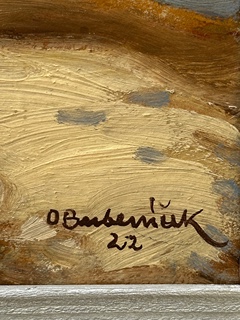 Ota Bubeníček (1871 - 1962) - Benecko v zimě