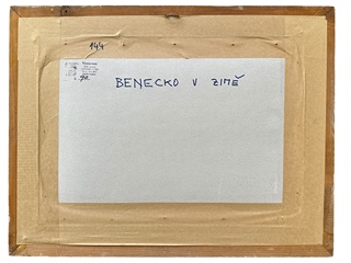 Ota Bubeníček (1871 - 1962) - Benecko v zimě