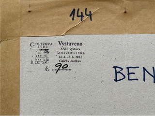 Ota Bubeníček (1871 - 1962) - Benecko v zimě