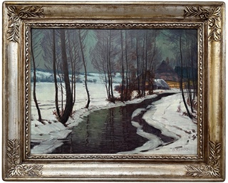 Alois Kalvoda (1875 - 1934) - Zimní podvečer