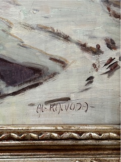 Alois Kalvoda (1875 - 1934) - Zimní podvečer