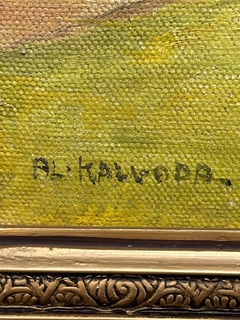Alois Kalvoda (1875 - 1934) - Vesnice ve stráni