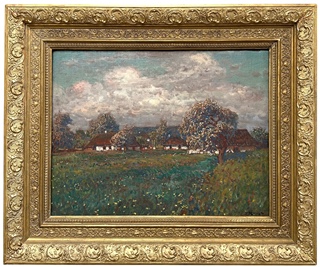 Jan Honsa (1876 - 1937) - Pohled na vesnici