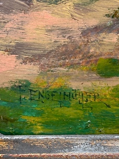 Ferdinand Engelmüller (1867 - 1924) - Krajina se stromy