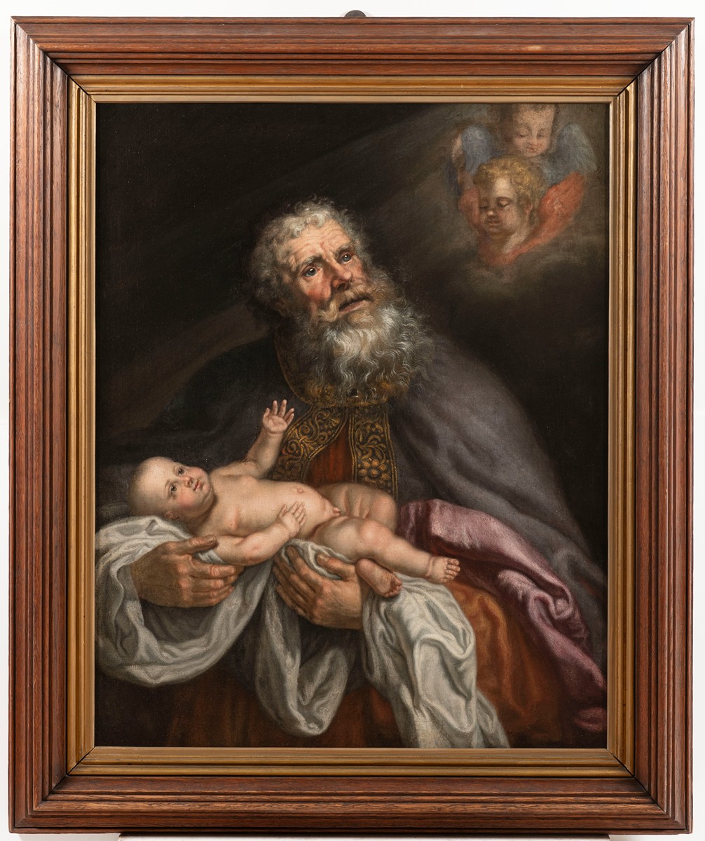 Flemish School, Second Half of the 17th Century - The Presentation in the Temple (Simeon with the Christ Child)