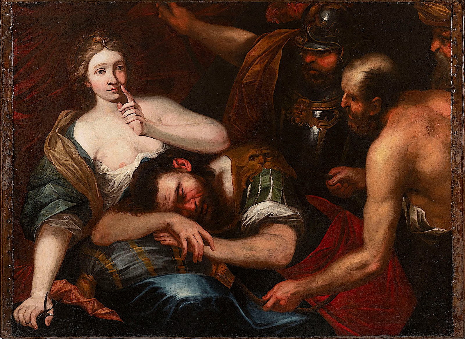 VENETIAN SCHOOL 17TH CENTURY - Samson and Delilah