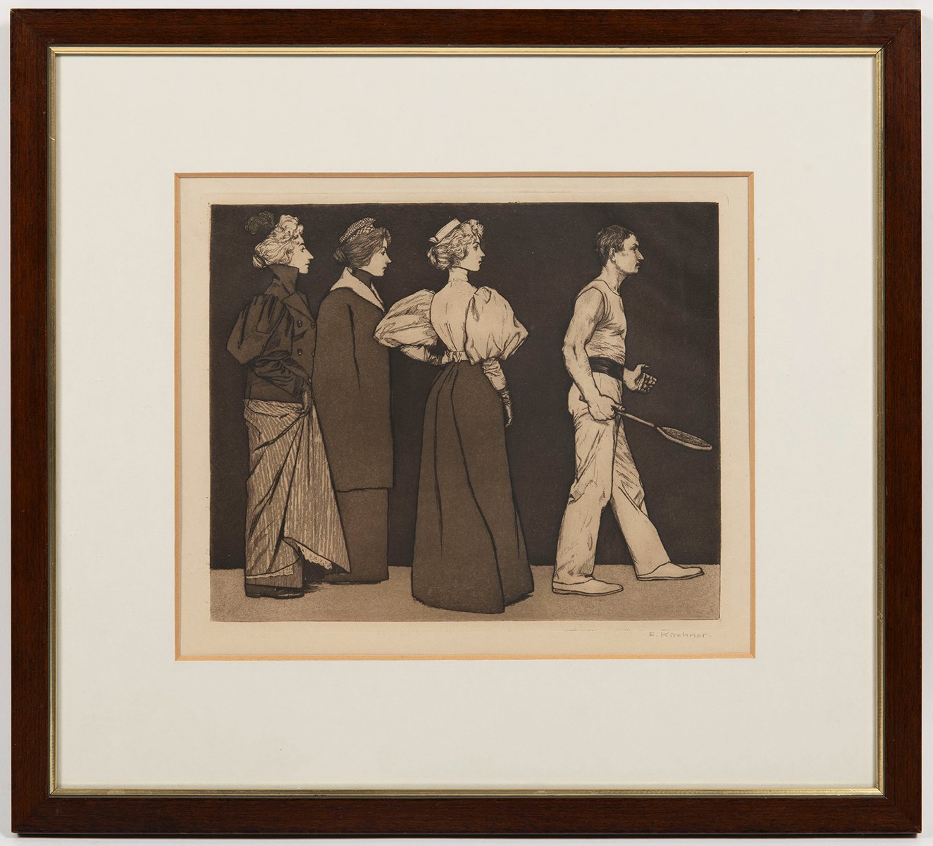 The Tennis Player (Belle Époque Fashion Scene)