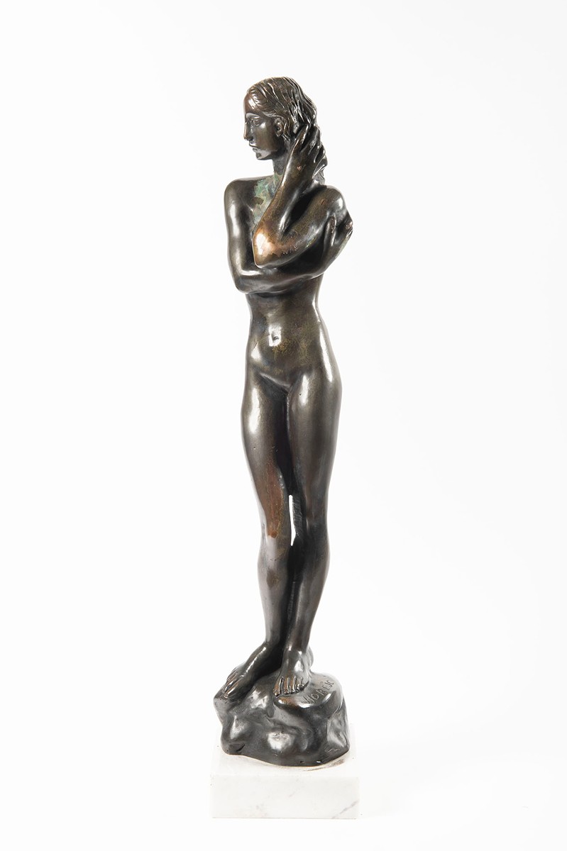 Jaroslav Horejc - Standing Female Nude (Introspective Posture)