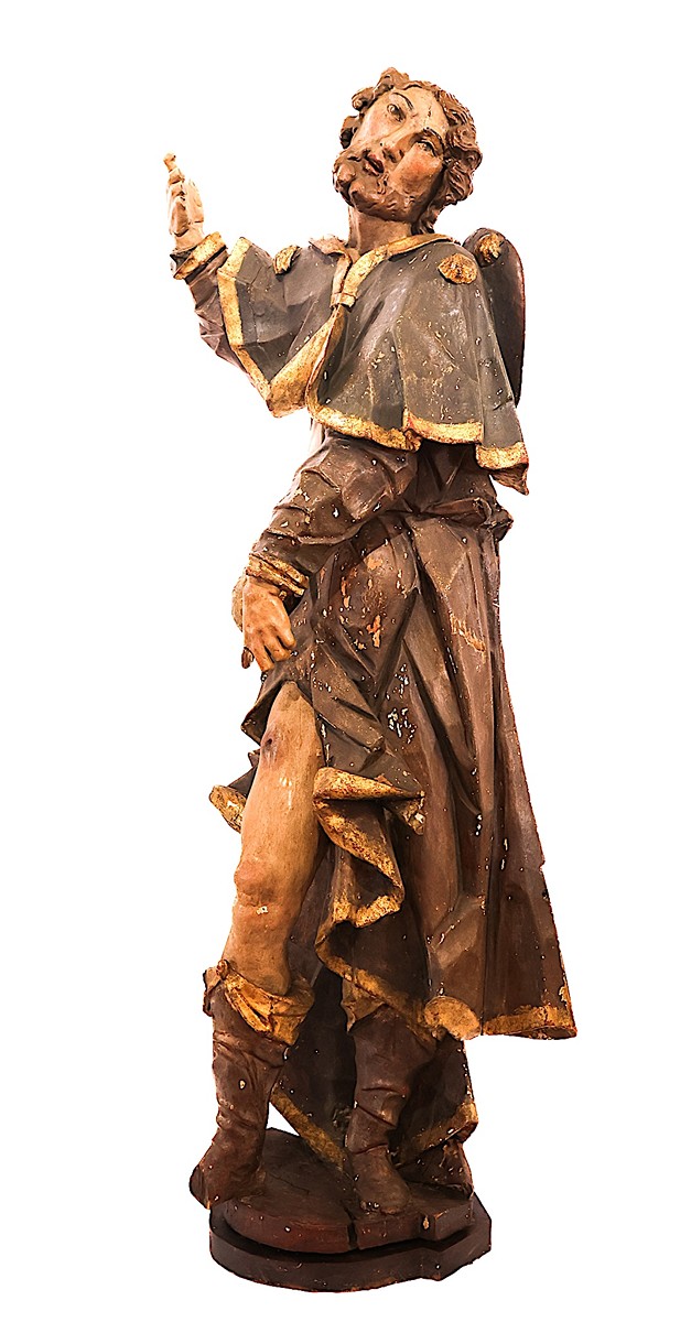 Central European Master - Monumental Statue of Saint Roch