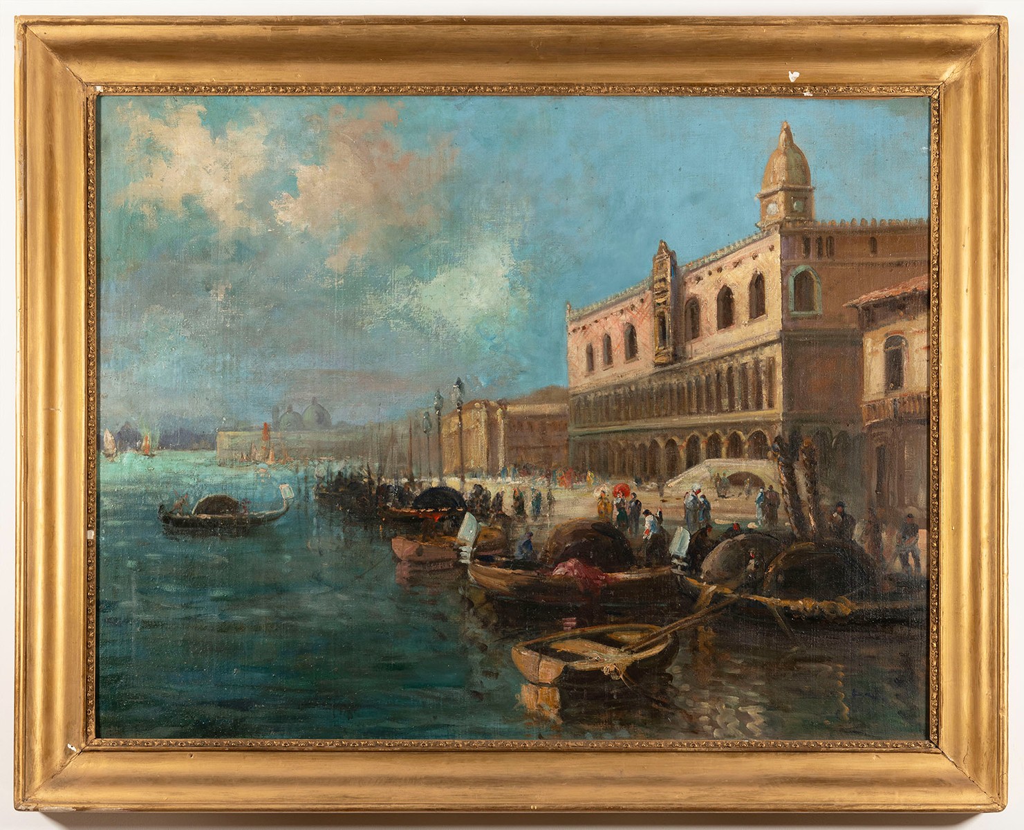 Panoramic View of the Doge's Palace and Riva degli Schiavoni, Venice