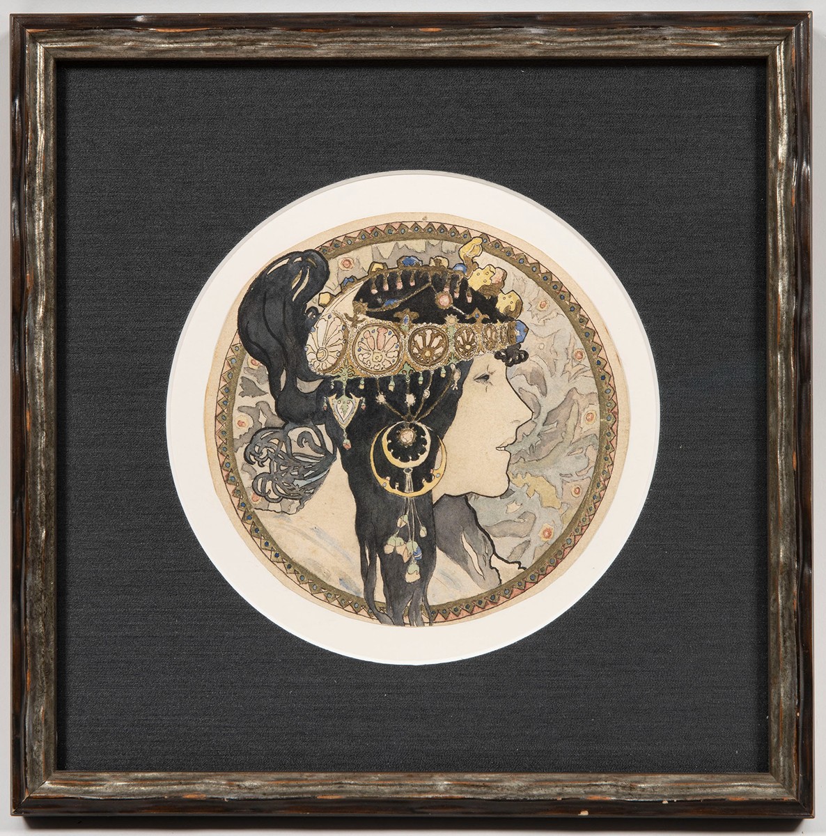 Art Nouveau Portrait: The Byzantine Muse