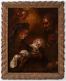 Bohemian Master (Late 17th / Early 18th Century) - The Holy Family