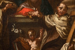 Sebastiano Conca (1680 - 1764) - The Virgin and Child with Saints Simon Stock and John of the Cross.