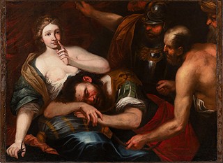 VENETIAN SCHOOL 17TH CENTURY - Samson and Delilah