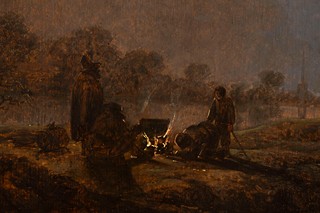 Herman Saftleven - Herman Saftleven (Rotterdam 1608 – 1685 Utrecht) - Nocturnal Landscape with Moon over Water