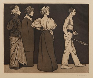 The Tennis Player (Belle Époque Fashion Scene)