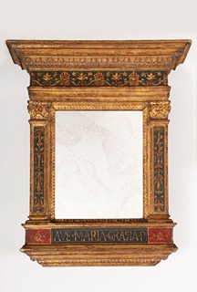 19th Century Renaissance Revival Tabernacle Mirror