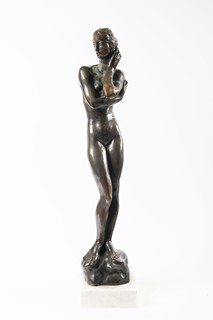 Jaroslav Horejc - Standing Female Nude (Introspective Posture)