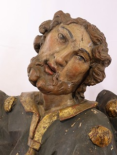 Central European Master - Monumental Statue of Saint Roch