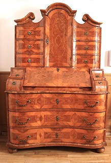A Baroque-Style Tabernacle Secretary Desk