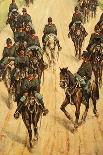 Giovanni Fattori - Cavalry Column on the March