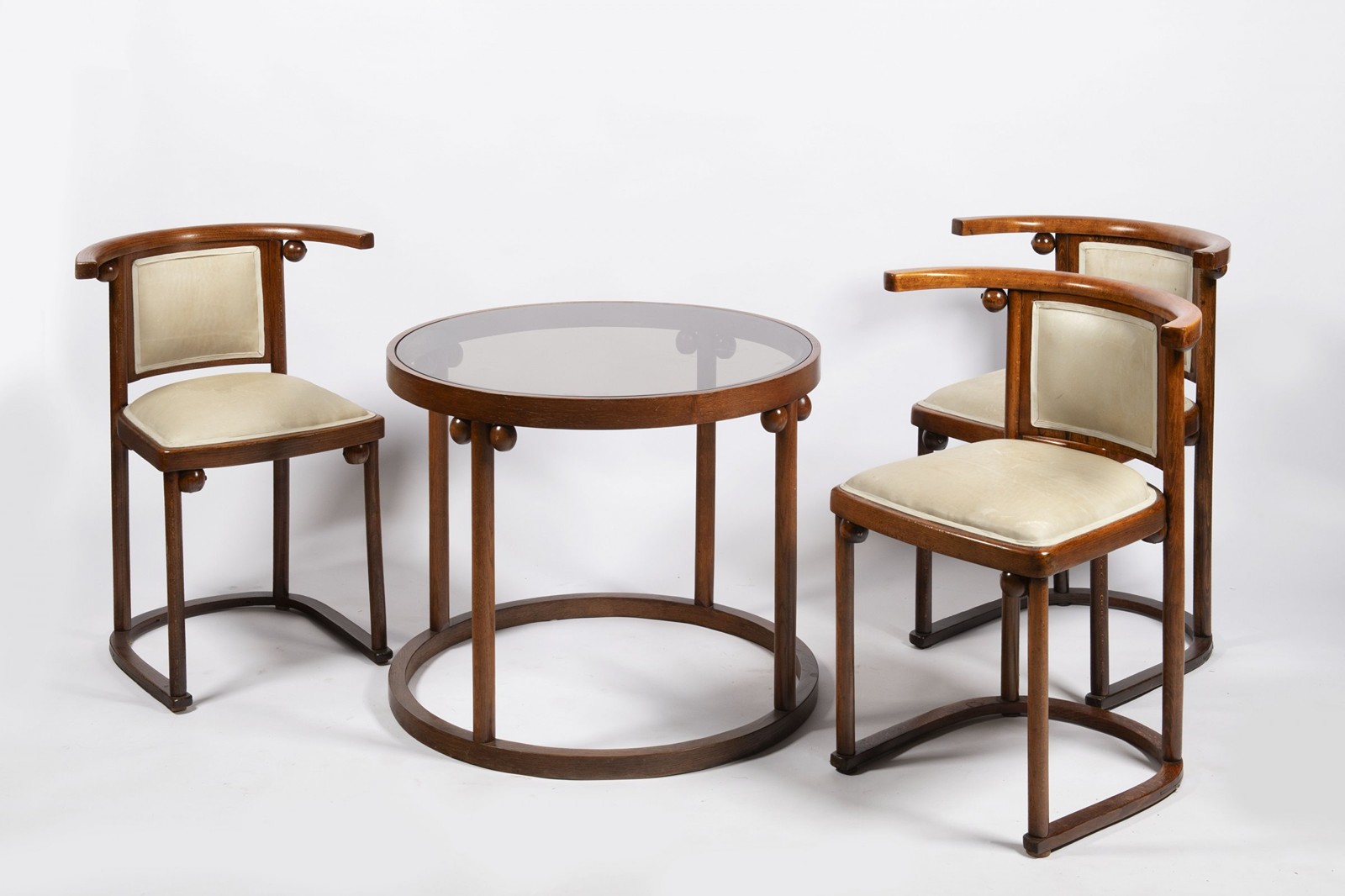 FLEDERMAUS SEATING SET J. & J. KOHN