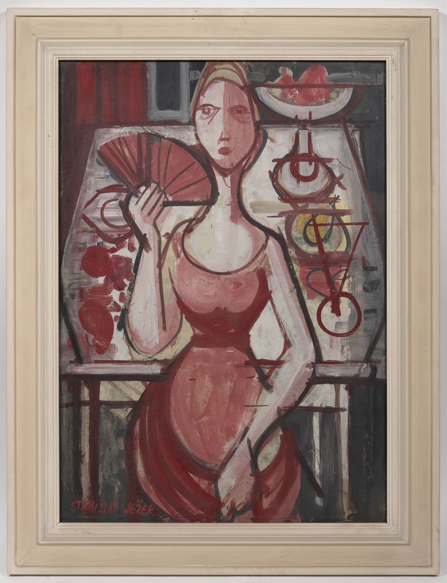 GIRL WITH A FAN