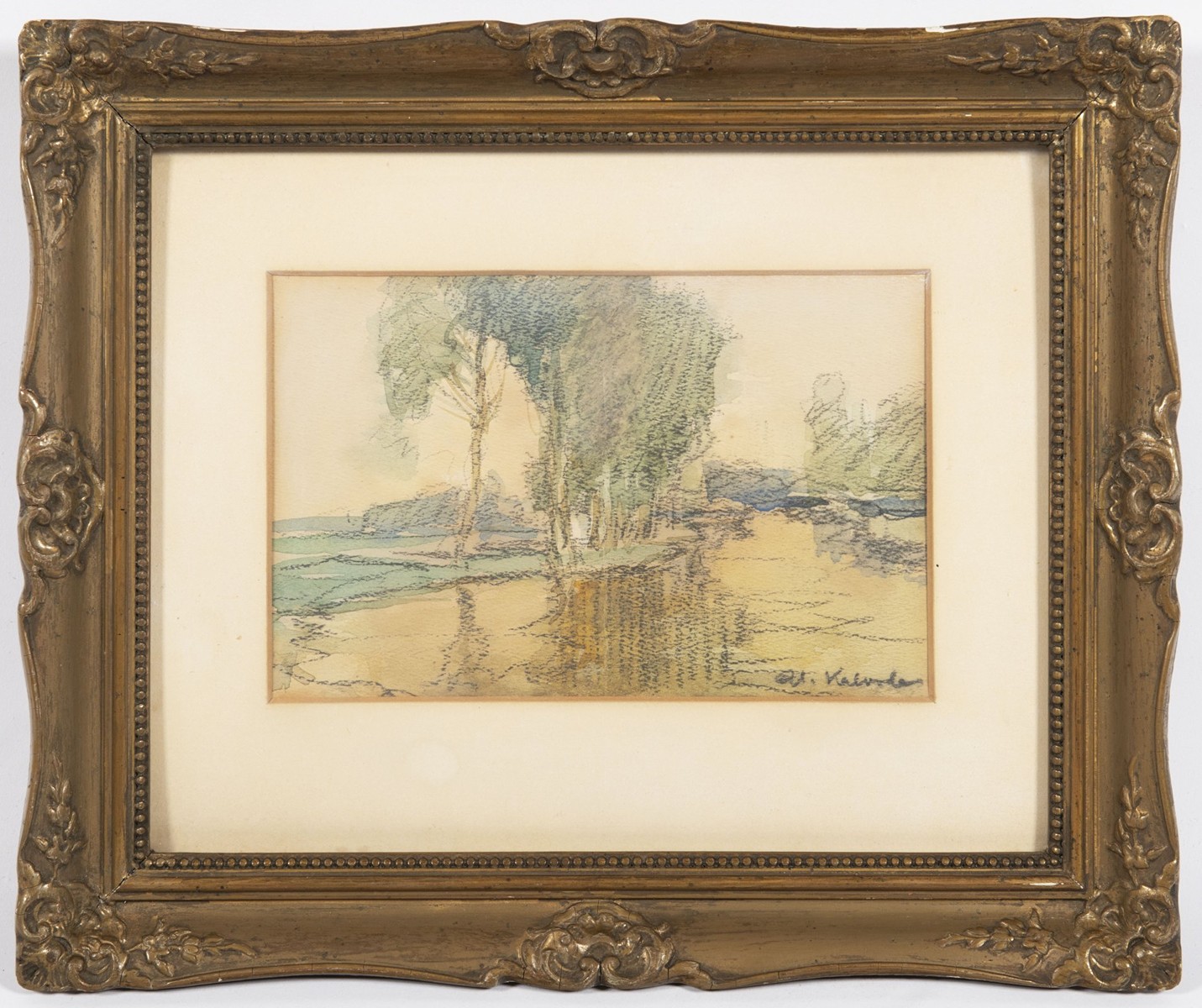 TREES BY THE RIVER