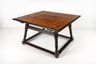 BAROQUE TABLE WITH AN INLAID TOP