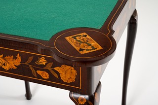 INLAYED GAME TABLE